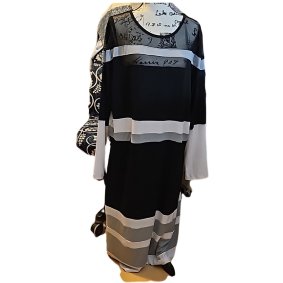 ASHLEY STEWART maxi dress NWT 26W - Picture 4 of 16